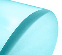 Голубая плотная обложка