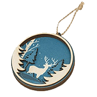 Елочная игрушка Подвеска «Рождественская встреча»