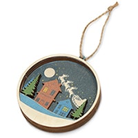 Елочная игрушка Подвеска «Ночь перед рождеством»