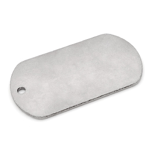 Жетон пустой прямоугольный