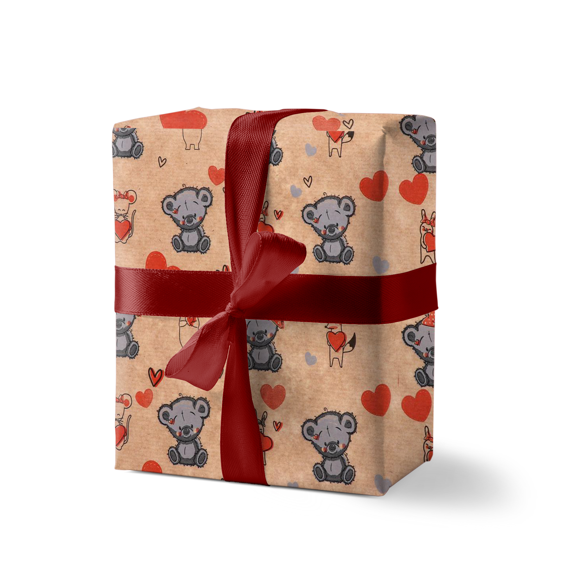 Упаковка №21 Мишки и сердечки