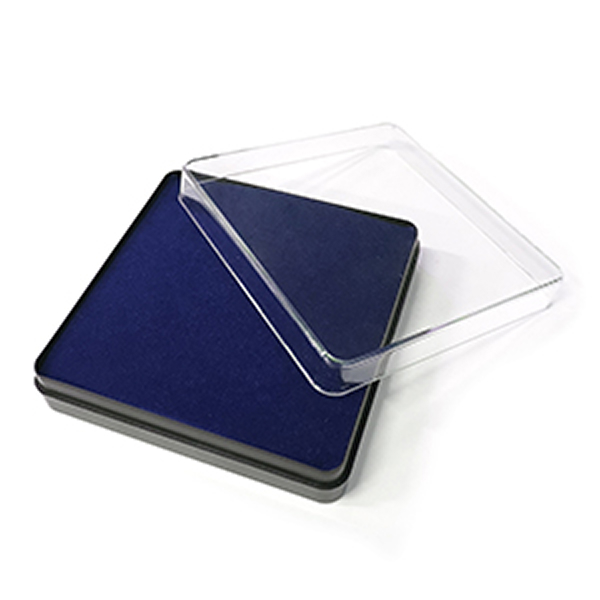 Синий футляр (прозрачная крышка)